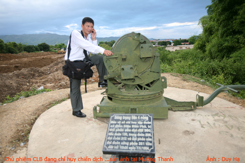 Chỉ huy chiến dịch ... săn ảnh tại Mường Thanh